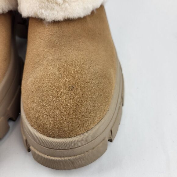 New UGG BROOKLYN SUNBURST ANKLE BOOTS SUEDE US 11 - Picture 6 of 14